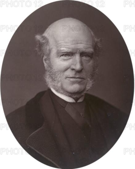 Thomas Hughes, 1880. The author of "Tom Brown's School Days", first published in 1856. In 1861 Hughes went on to publish "Tom Brown at Oxford". He was one of the founder members of the Society for Promoting Working Men's Associations. He became an MP for Lambeth in 1865-1868, and appointed a member of the Queens' Counsel in 1869.