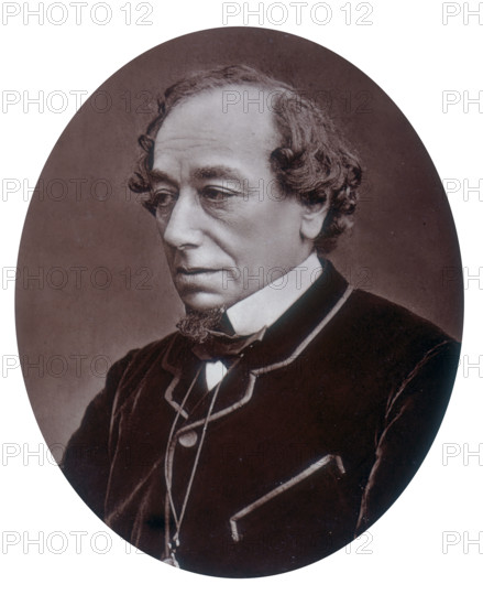 Benjamin Disraeli, Earl of Beaconsfield, Prime Minister, 1881. Disraeli (1804-1881) was twice Prime Minister of Britain, first in 1868 and then again between 1874 and 1880. Under his Conservative government, Disraeli extended the British Empire and in 1876 he conferred on Queen Victoria the title Empress of India. He is the only British prime minister to have been born Jewish. He became an Anglican at the age of 12.