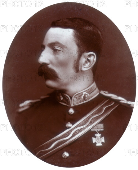 Major John Rouse Merriott Chard, VC, 1881. Chard (1847-1897), then a Lieutenant in the Royal Engineers, commanded the British defenders at Rorke's Drift, South Africa, in January 1879. With only 104 men fit for duty, Chard held off an attack by a force of some 4500 Zulu warriors. For this he was awarded the Victoria Cross, as were 10 other officers and men under his command. Chard was also promoted to Major after his exploits at Rorke's Drift.