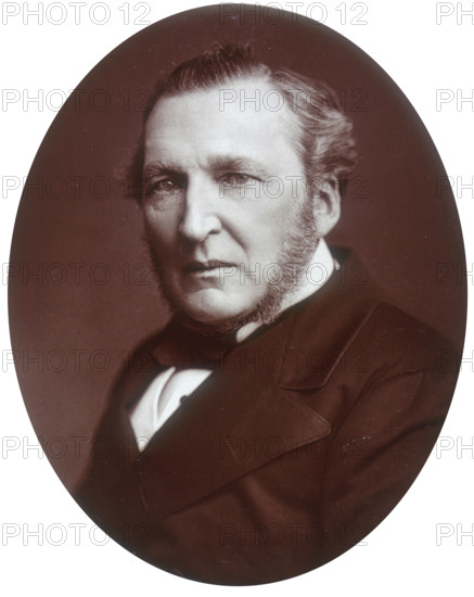Hugh McCalmont Cairns, politician and statesman, 1881. Born in Ireland, Cairns (1810-1885) entered Parliament as a member for Belfast in 1852. A lawyer, he was appointed Solicitor-General in 1858, and in Disraeli's short-lived Conservative government of 1868, Cairns served as Lord Chancellor, a position he again held in Disraeli's second administration between 1874 and 1880. He was made 1st Earl Cairns in 1878.
