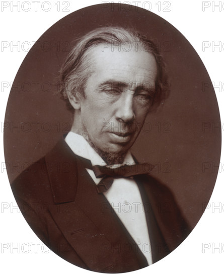 George Alexander MacFarren, composer, 1881. MacFarren (1813-1887) was Principal of the Royal Academy of Music, Professor of Music at Cambridge University and conductor at Covent Garden. Despite failing eyesight, which led to blindness in 1865, he remained a prolific composer, writing 18 operas, 13 oratorios and cantatas, 9 symphonies, and 162 songs.