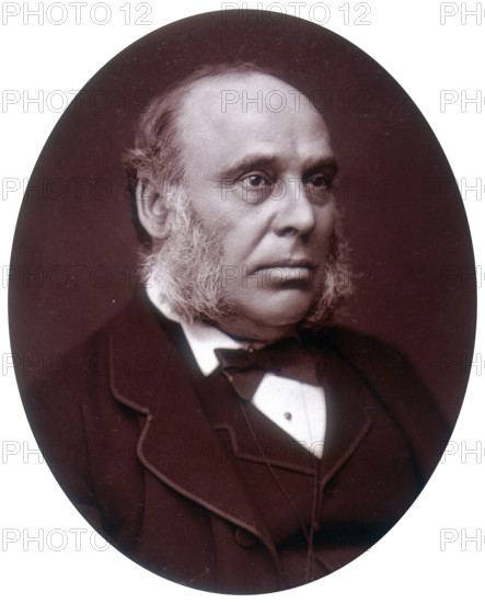 The Right Hon William Henry Smith, MP, 1881. Portrait of the English newsagent and politician William Henry Smith (1825-1891). From "Men of Mark: a gallery of contemporary portraits of men distinguished in the Senate, the Church, in science, literature and art, the army, navy, law, medicine, etc. Photographed from life by Lock and Whitfield, with brief biographical notices by Thompson Cooper." (London, 1876-1883).