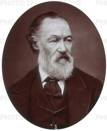 Alfred Elmore, artist and Royal Academician, 1881. Elmore (1815-1881), first exhibited at the Royal Academy in 1834, when aged only 19. He became an associate of the Academy in 1845 and a full member in 1856. Born in Ireland, Elmore was primarily a painter of historical subjects, his best known work being 'Two Gentlemen of Verona' (1857), depicting a scene from the Shakespeare play of the same name.
