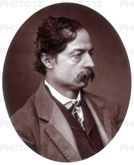 William Quiller Orchardson, artist and Royal Academician, 1882. Born in Scotland, Orchardson (1832-1910) was a subject and portrait painter who moved to London in 1862. He is best known for his depictions of upper-class society in the 18th century and Regency periods. He became a Royal Academician in 1877.
