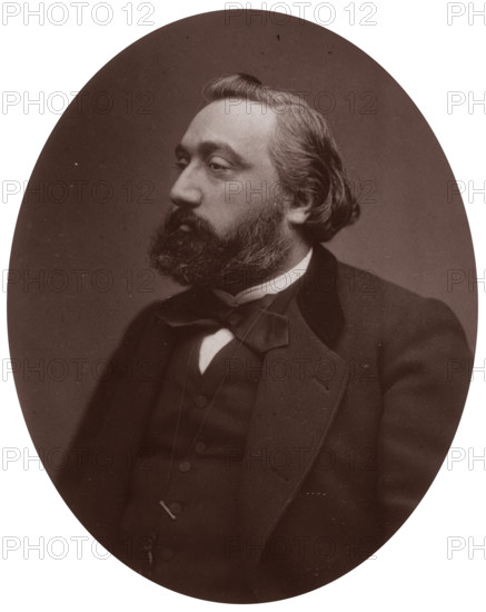 Leon Gambetta, French statesman, 1882. A republican politician, Gambetta (1838-1882), was an opponent of the French Second Empire. In 1870 he proclaimed the Third Republic after Napoleon III was captured by the Prussians after the Battle of Sedan. Gambetta himself famously escaped from Paris in a hot air balloon when the city was besieged by the Prussians, rallying support for resistance to the invaders in the provinces. He was influential as the real leader of the republicans in politics in the first decade of the Third Republic, but did not actually hold office until a brief and unsuccessful period as premier in 1881-1882.