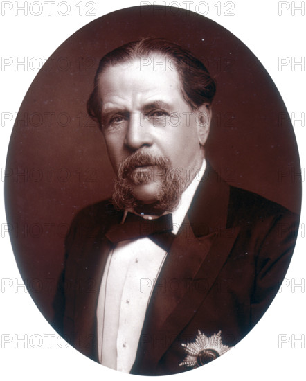 Hobart Pasha, Marshal of the Ottoman Empire, 1882. The third son of the Earl of Buckinghamshire, Augustus Charles Hobart-Hampden (1822-1886) served in the Royal Navy from 1835-1862. After his retirement from the Navy he commanded a successful blockade-runner in the American Civil War before entering the service of the Ottoman Empire in 1867. He served with great distinction as commander of the Turkish fleet and was awarded the title of Pasha by the Sultan in 1869, and was made a Mushir, or Marshal, in 1881, the first Christian to attain the rank in the Ottoman Empire.