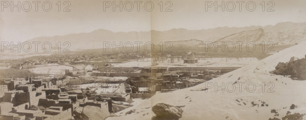 Old city of Kabul from Asmai, Afghanistan, c1880.