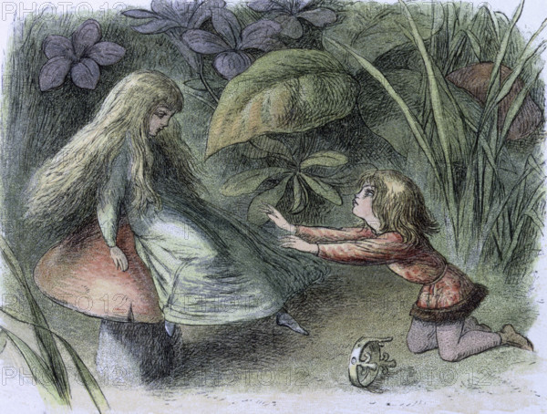 'Water lilies and water fairies of the period', c1869-c1870. From "In Fairy land. A series of pictures from the elf-world by Richard Doyle. With a poem by W Allingham." (London, 1869-1870).