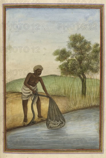 Macchi, a Muslim caste of fishermen, 1825. From Tashrih Al Aqvam An Account Of Origins And Occupations Of Some Of The Sects Castes And Tribes Of India.