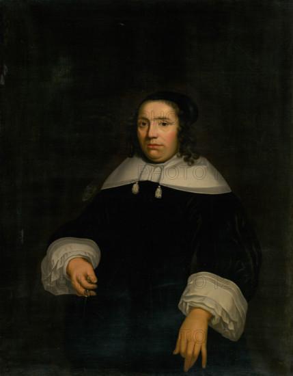Portrait of Christina Pyll, 1650. Wife of the mayor of Dordrecht.
