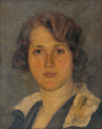 Portrait of the artist's wife, 1935.
