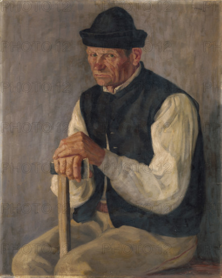 Study of a Seated Lumberjack, 1935.