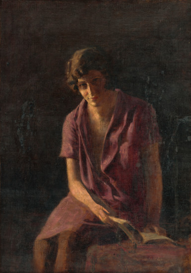 Girl with a Book, 1920-1930.