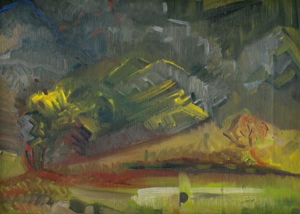 Evening Landscape, 1935-1940.