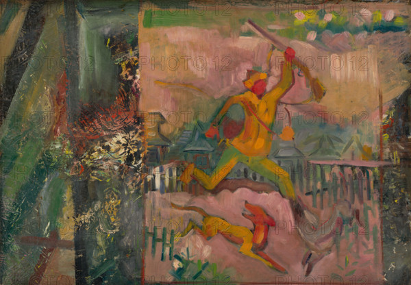 Running Hunter with a Rifle, 1935.