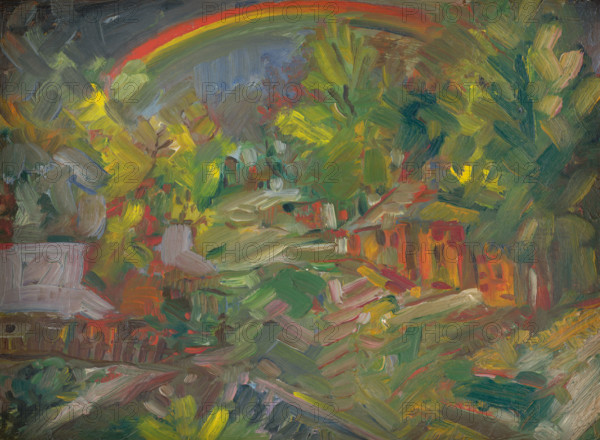 A Rainbow over a Village, 1940-1944.