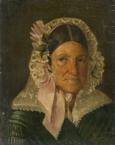 Portrait of an Older Woman in a Bonnet, 1844.