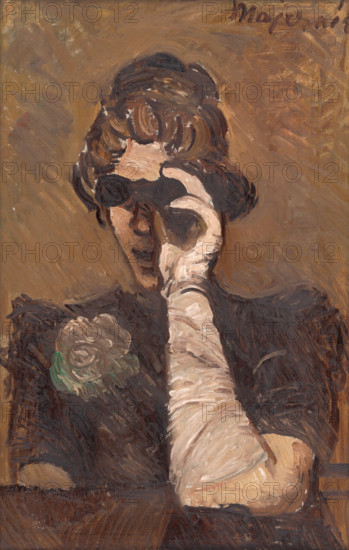 A Lady with Opera Glasses, 1941.