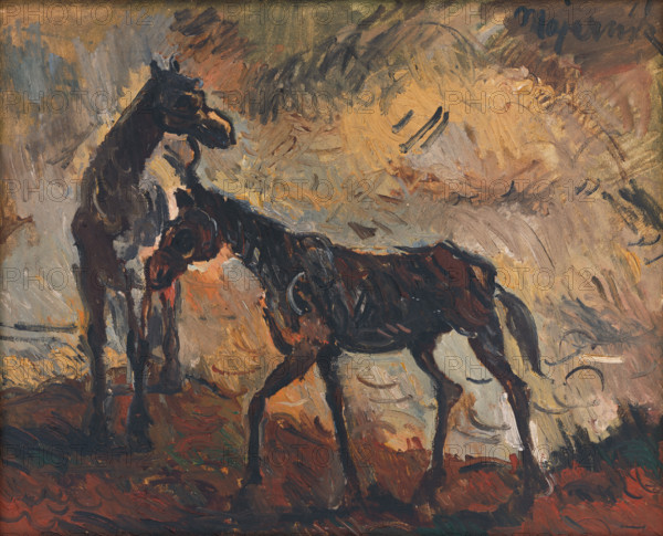 Runaway Horses, around 1941.