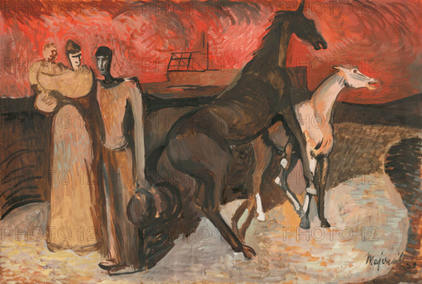 Fire - Refugees, 1938.