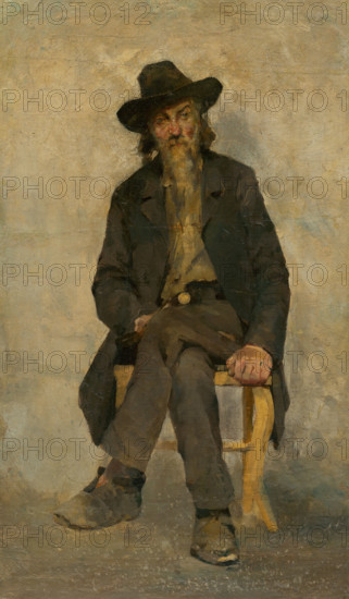 Study of a Seated Old Man, around 1894.