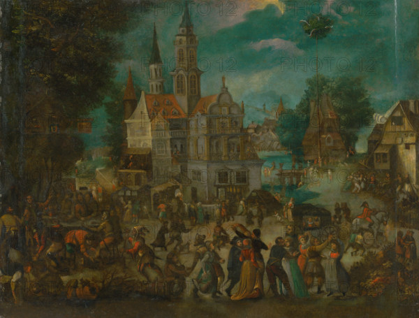 May Celebrations (Celebrations outside the Castle), c1600-1630.