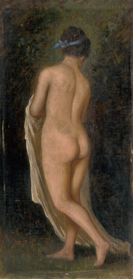 Study of a Standing Female Nude, 1880-1900.