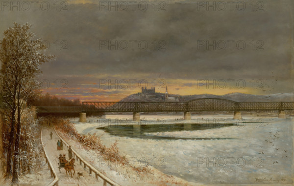 View of Bratislava, 1891.