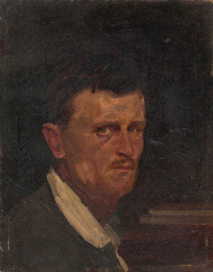 Self-Portrait in Three Quarter Profile, around 1910.