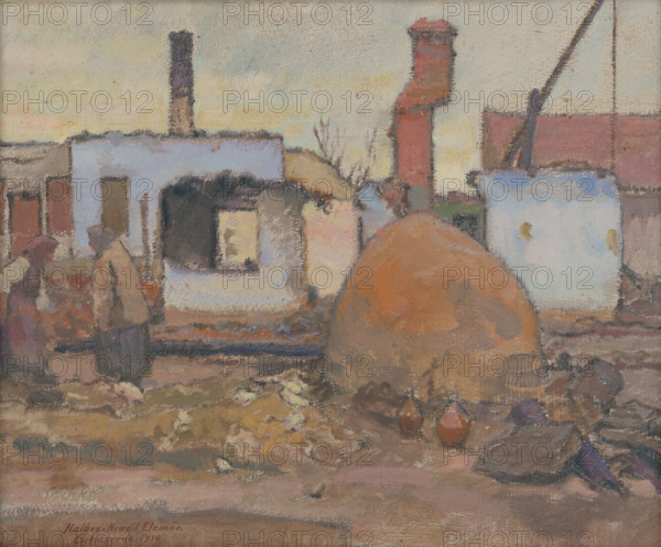 After the Passage of [to?] the Front, 1916.