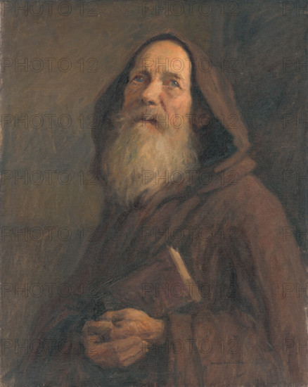 Study of a monk, c1899.