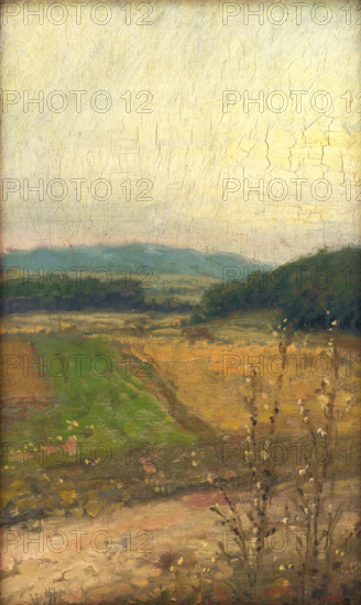 Landscape with hills in the distance, c1902.