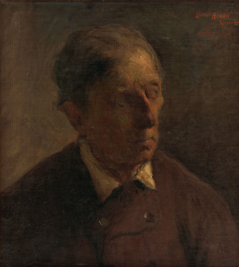 Head Study of a Man, around 1899.