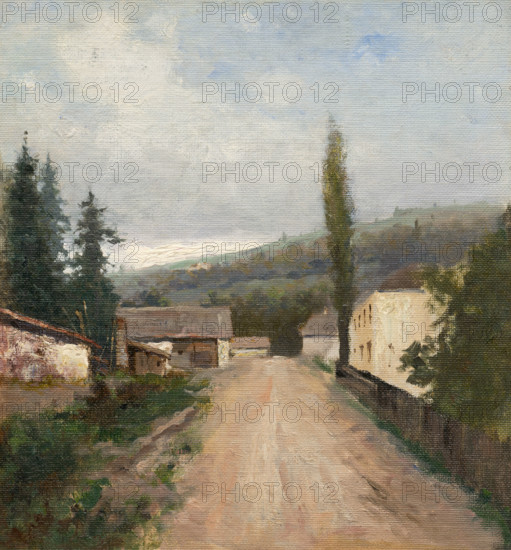 Village in west Slovakia, 1900-1917.
