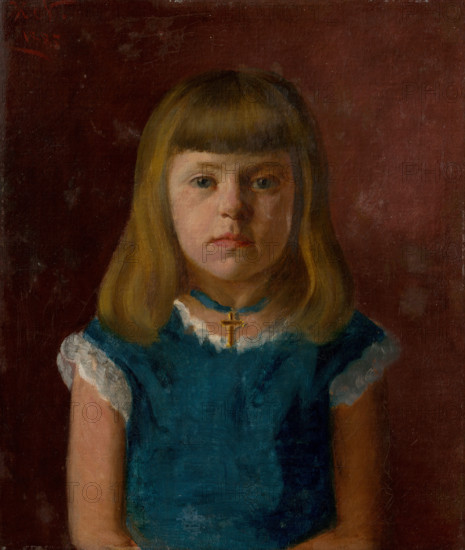 Portrait of a girl, 1885.