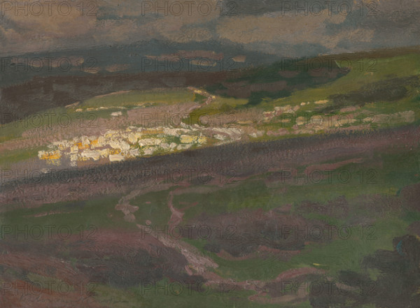 Early Spring below the Tatra Mountains, 1900-1910.