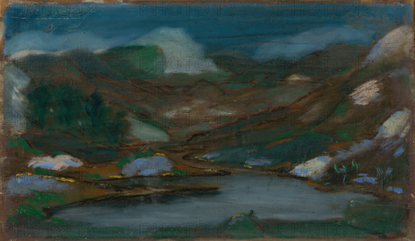 Mountain landscape, 1910-1920.
