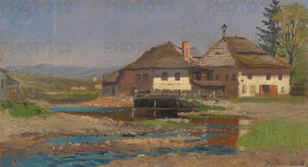Manor house in a Spis village, 1890-1900.