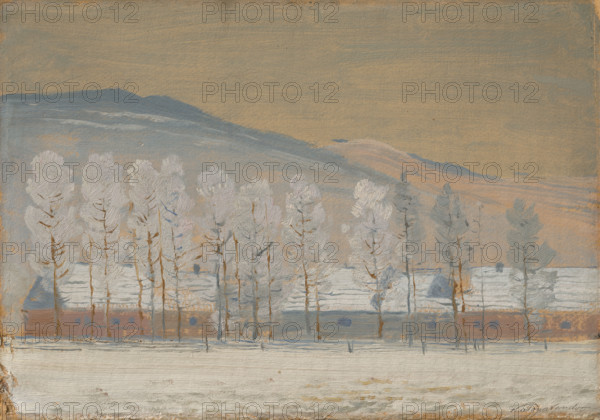 Winter landscape near Zdiar, 1900-1910.