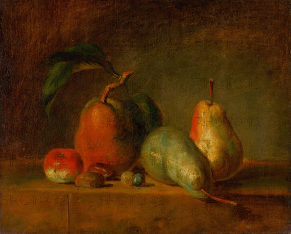 Still Life with Pears, 1850-1860.