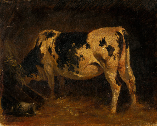 Cow in a Barn, 1840-1860.