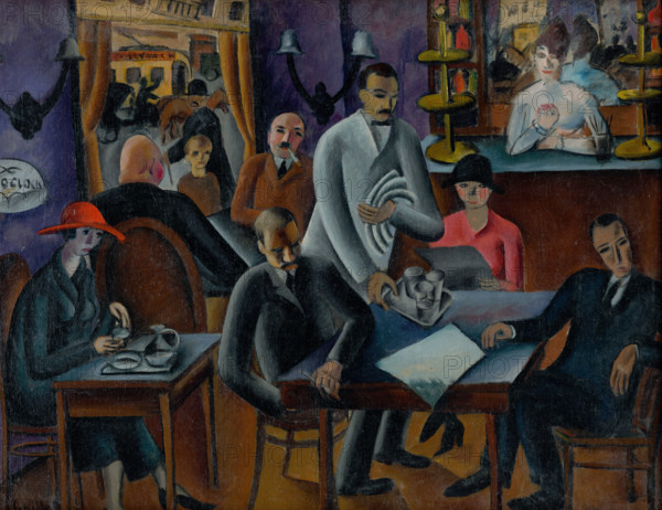 In the Café, 1924.