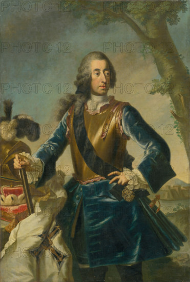 Portrait of Prince-Elector Klement August of Cologne, (Portrait of a Prince), c1750. Clemens August of Bavaria (1700-1761) was a member of the Wittelsbach dynasty and Archbishop-Elector of Cologne.