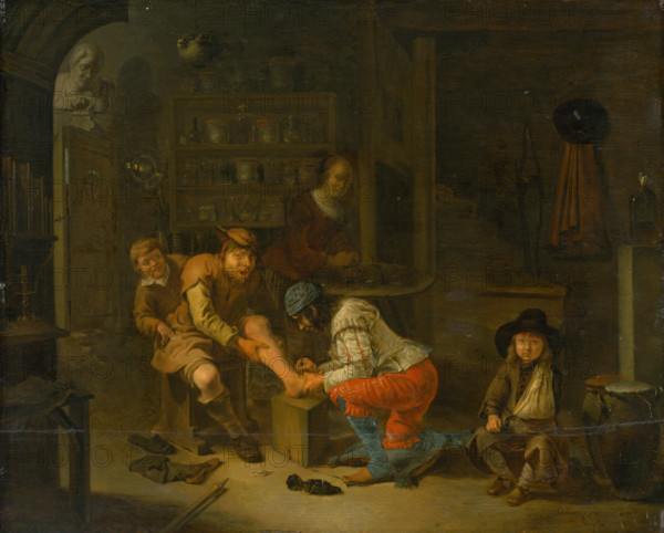 At the Apothecary's, 1656.