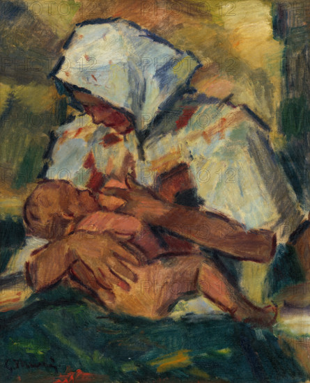 Breast-Feeding, around 1938.