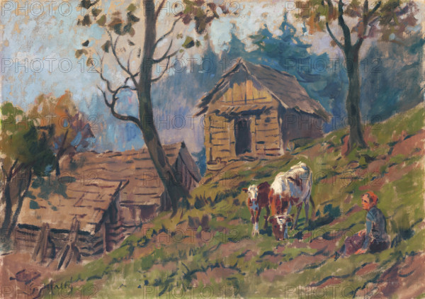 Near the Sheep Farm, around 1922.