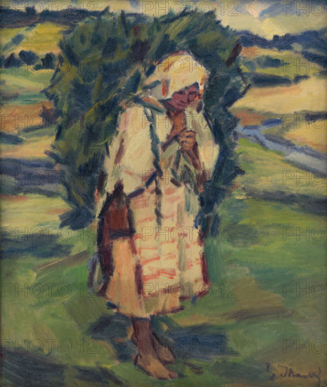 Woman Carrying a Sack, 1936-1938.