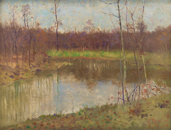 Landscape with a Fishpond, 1913.