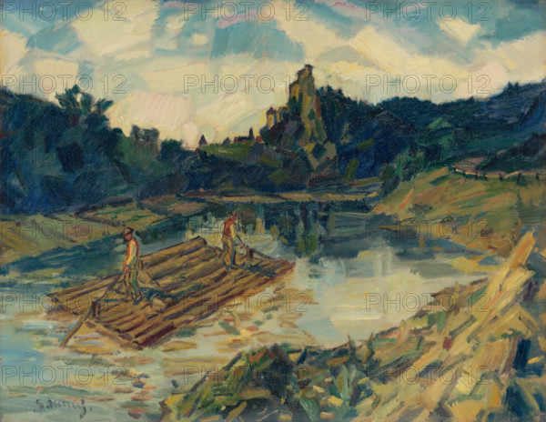 Rafters. On the River Orava, 1935-1940.