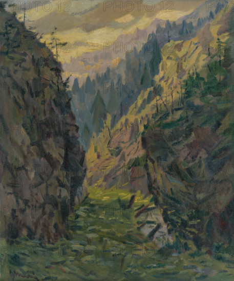 Juránová Valley, around 1939.